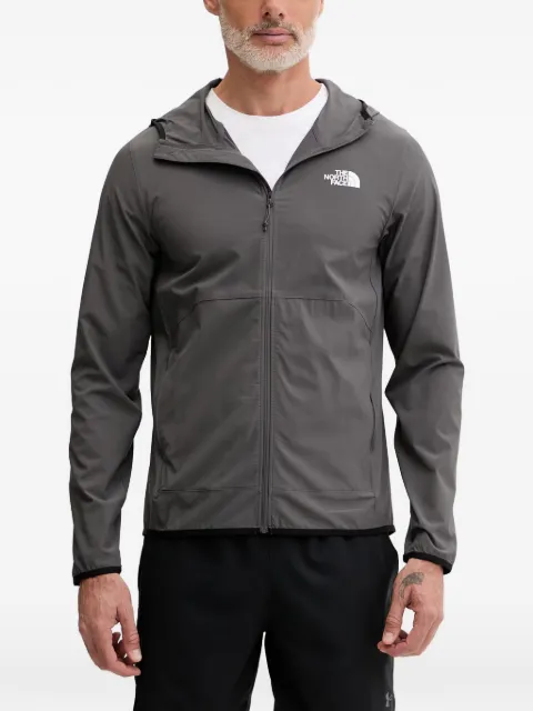 The North Face logo-print hooded jacket