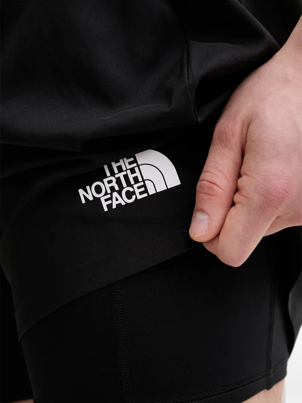 The North Face Shorts met elastische taille Zwart