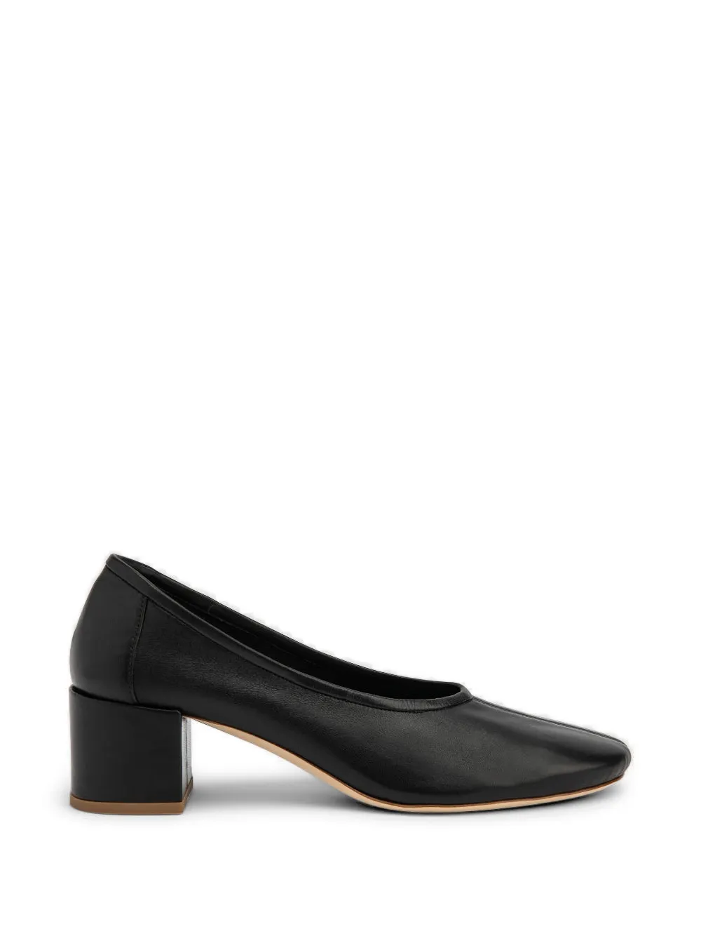 BY FAR Prudence leather pumps - Black
