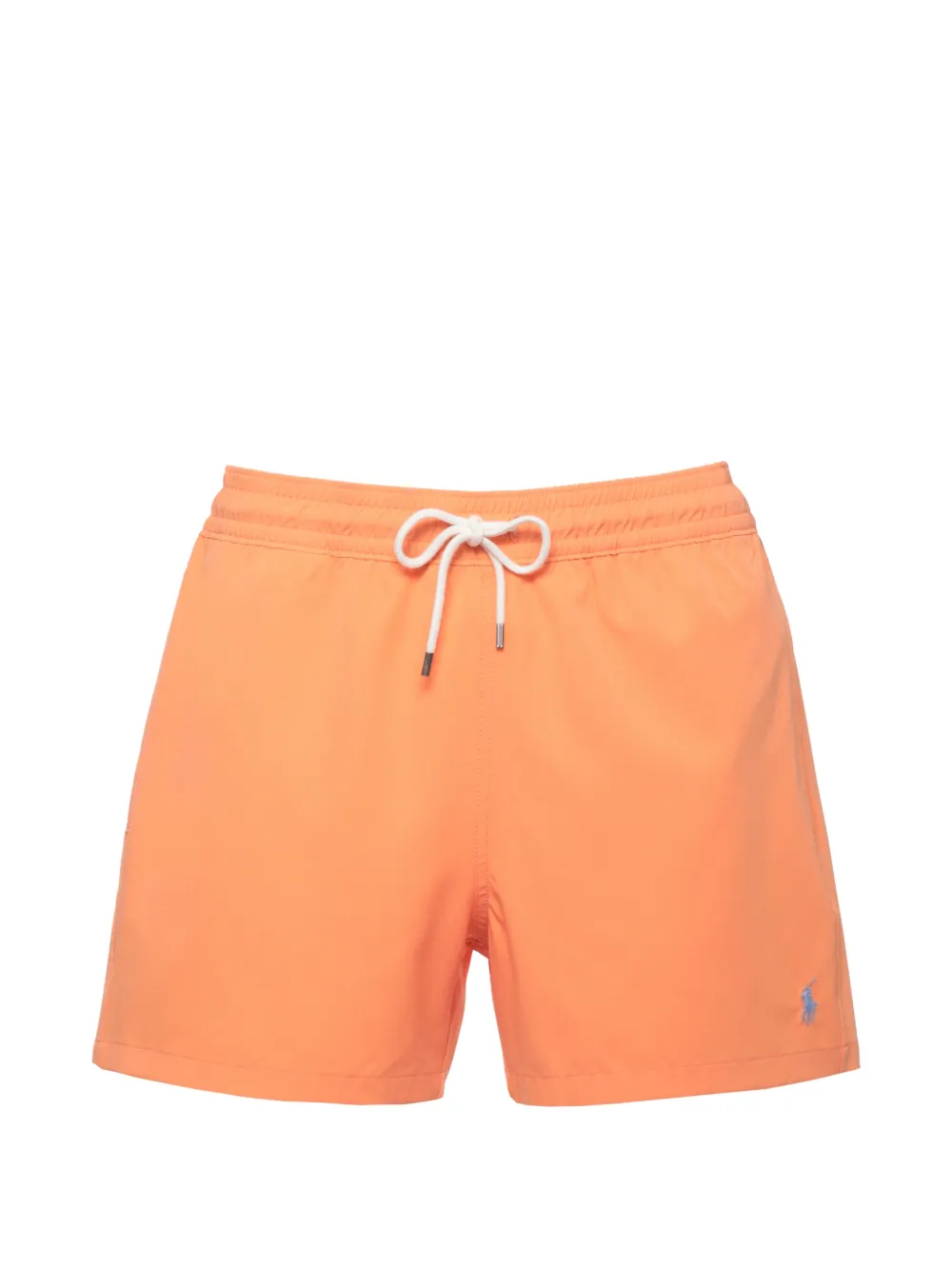 Polo Ralph Lauren logo-embroidered drawstring swim shorts - Arancione