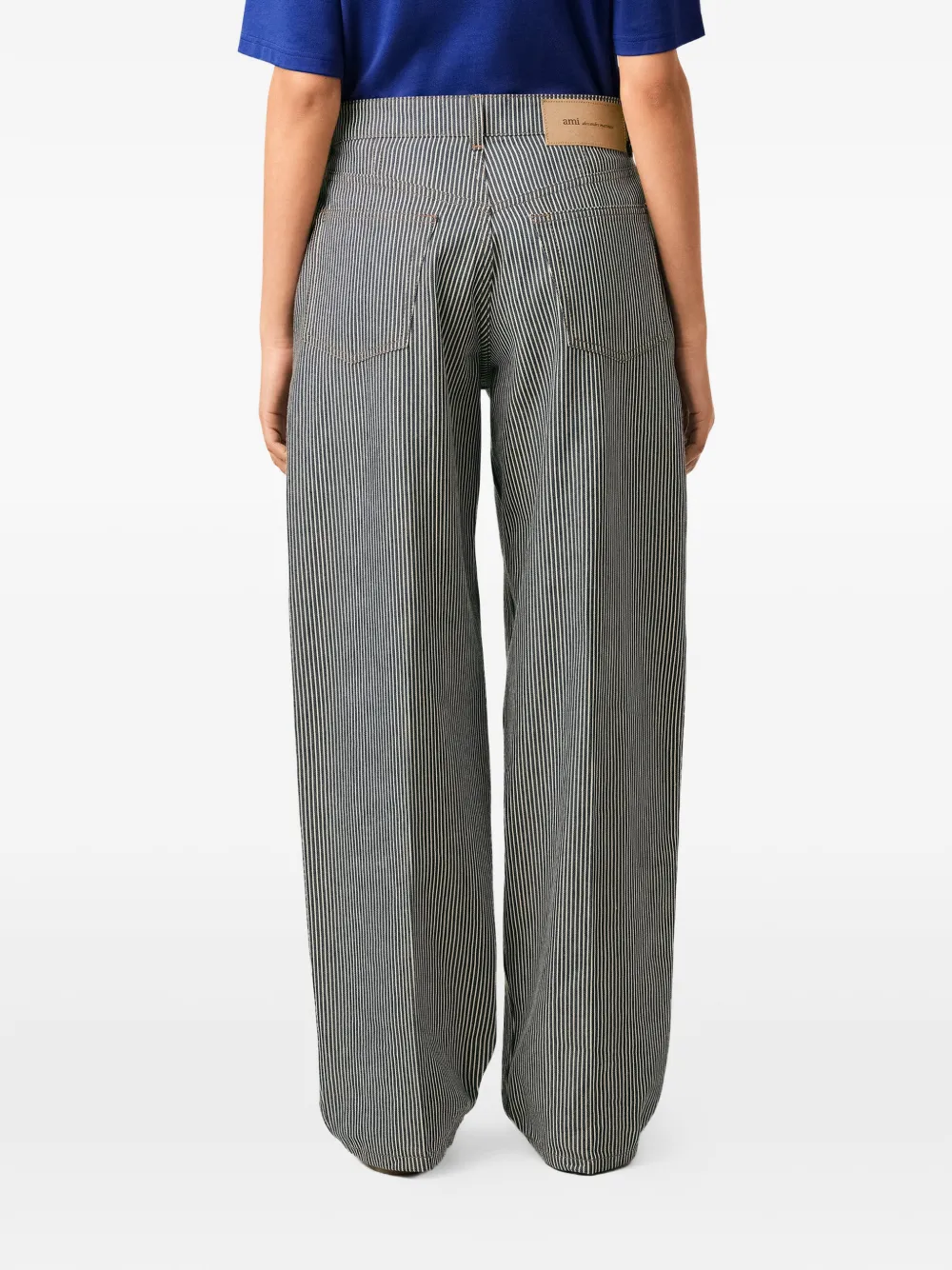 AMI Paris Katoenen ballon-fit jeans Blauw