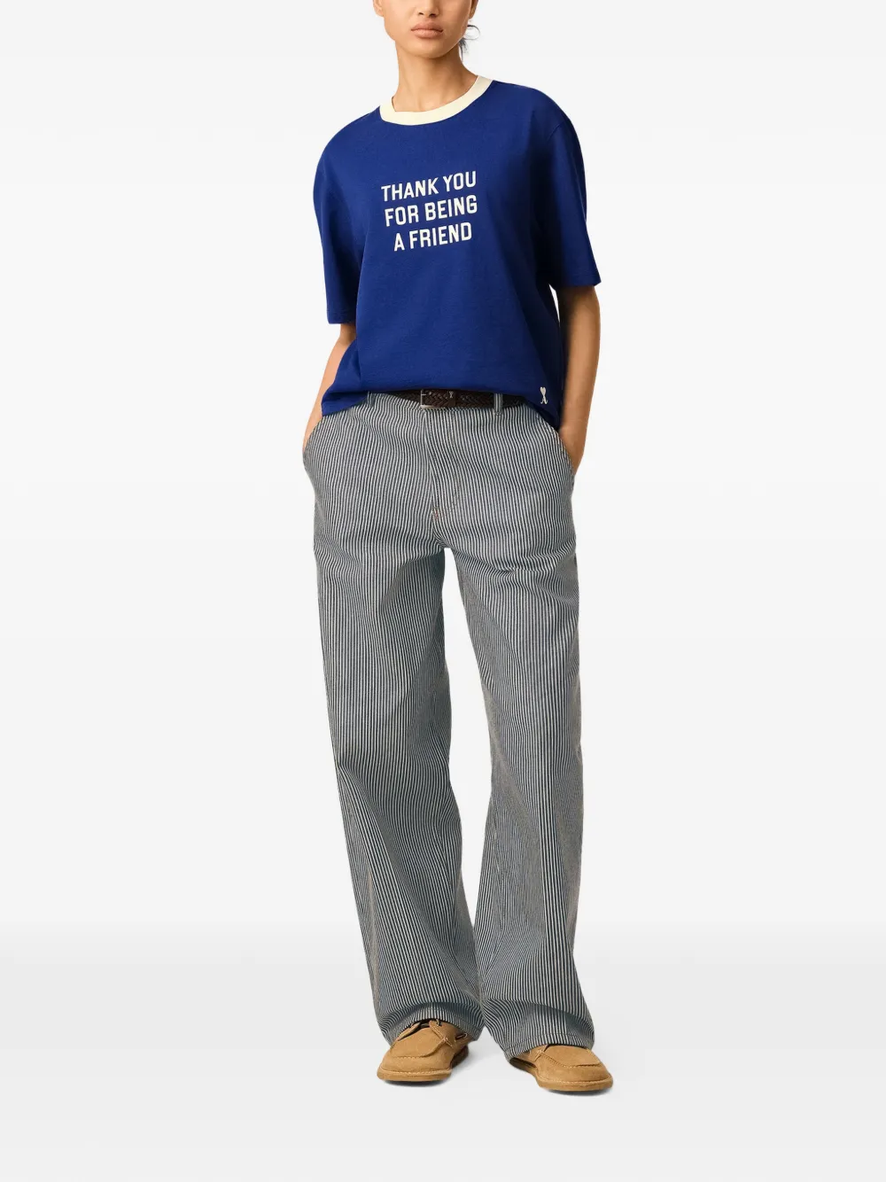 AMI Paris Katoenen ballon-fit jeans Blauw