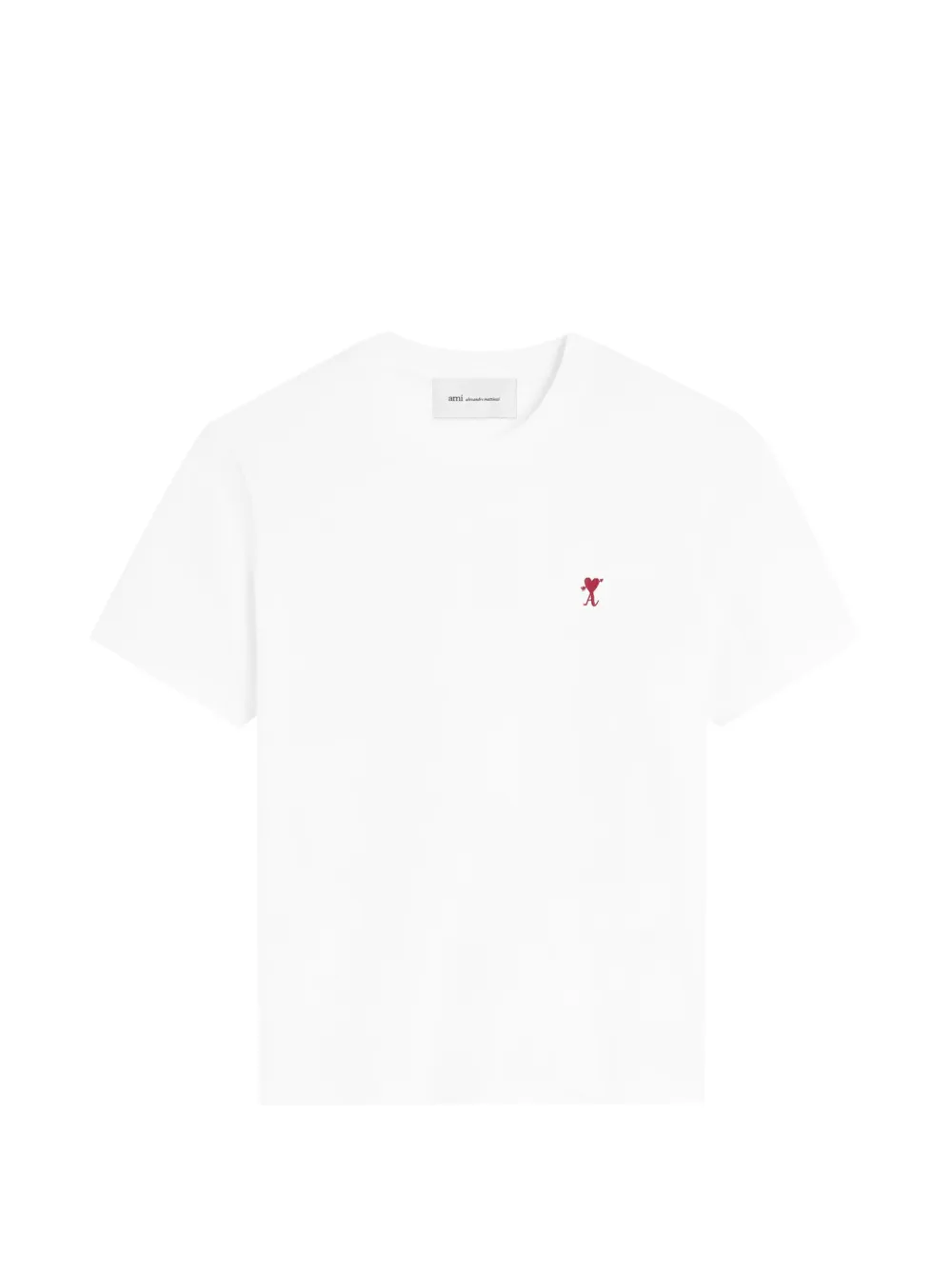 AMI Paris cotton T-shirt - Weiß
