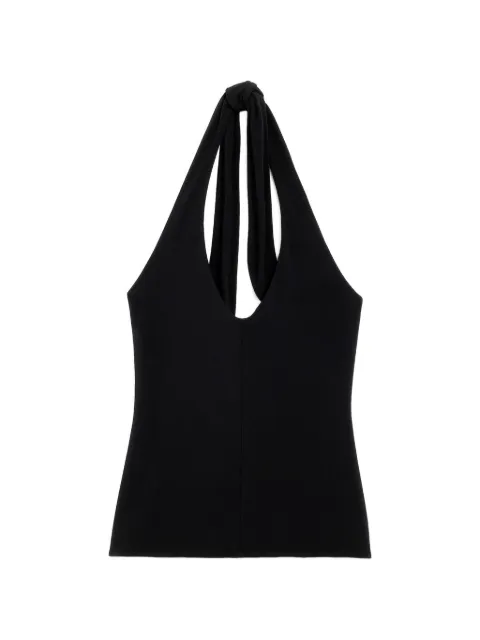 AMI Paris jersey backless top