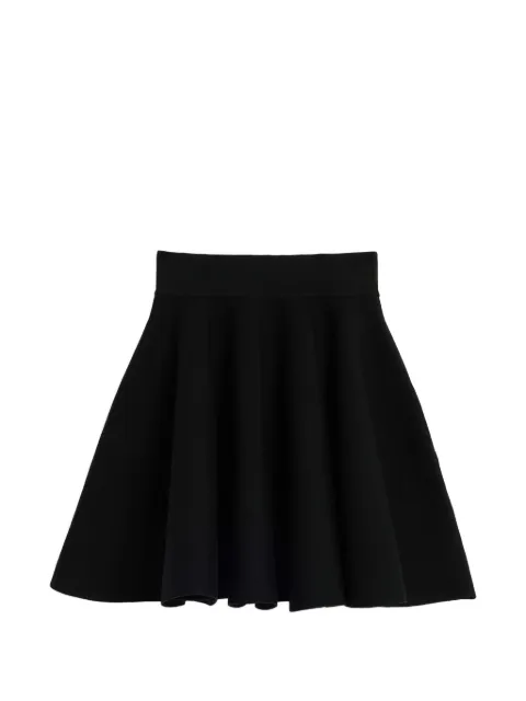AMI Paris cotton short godet skirt