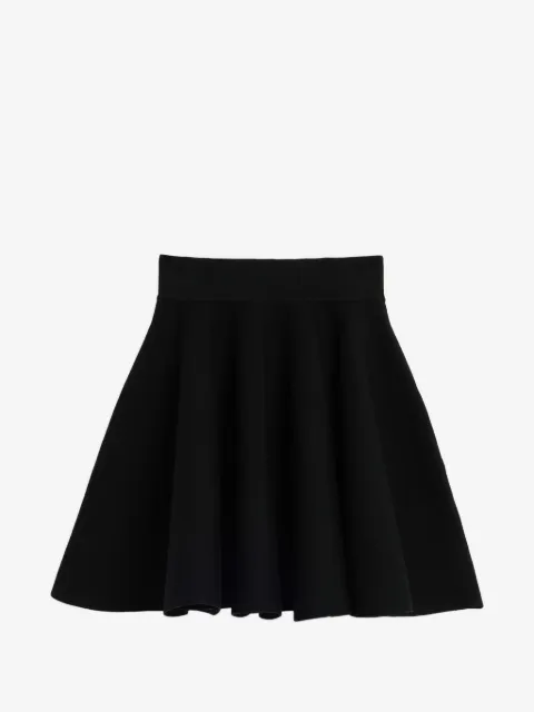 AMI Paris falda corta godet de algodón