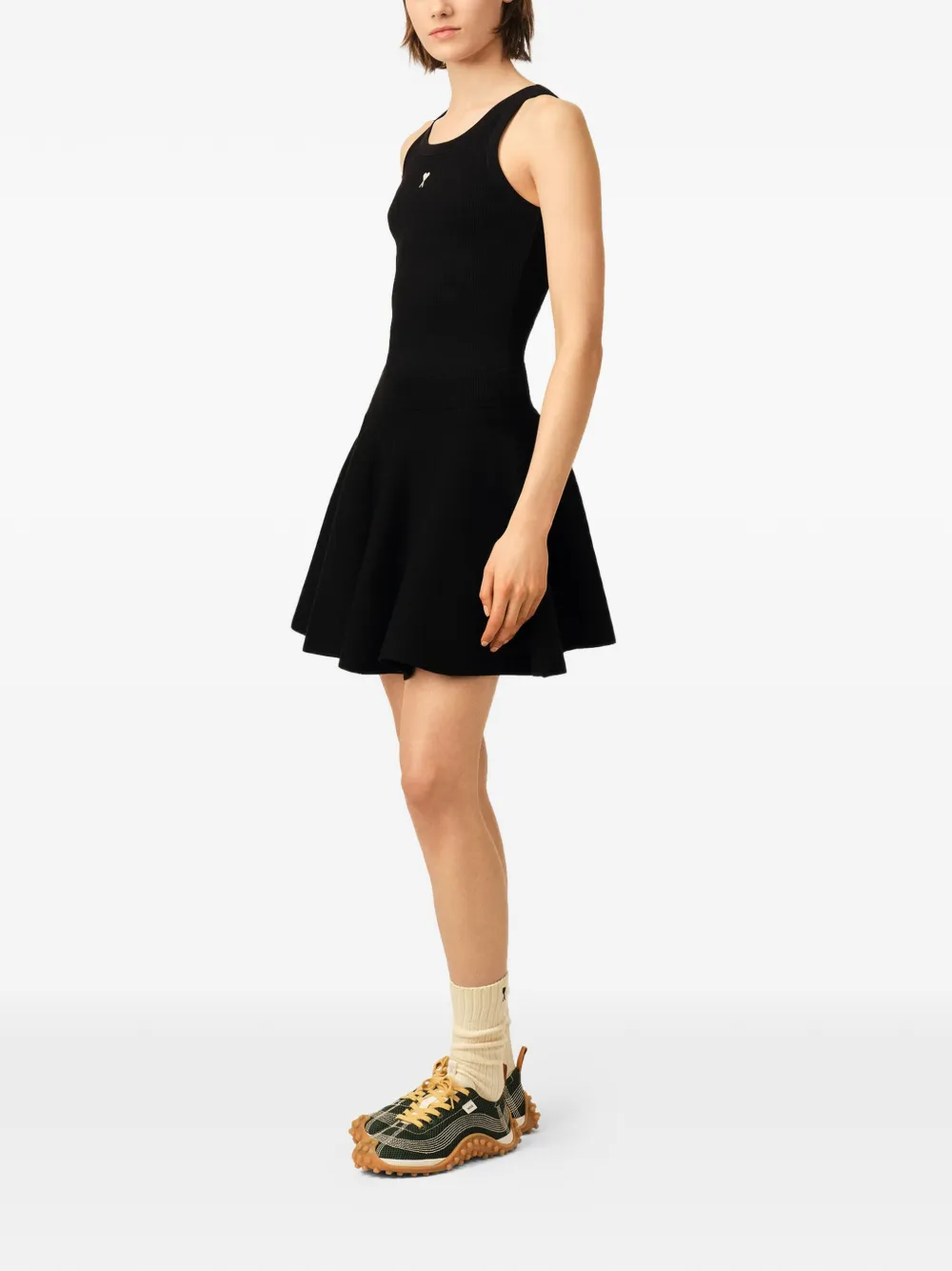  Ami Paris Falda Corta - Negro 