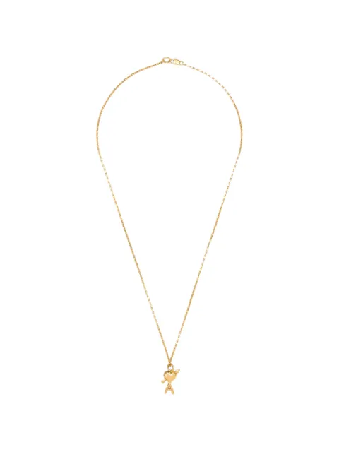 AMI Paris brass arrow necklace