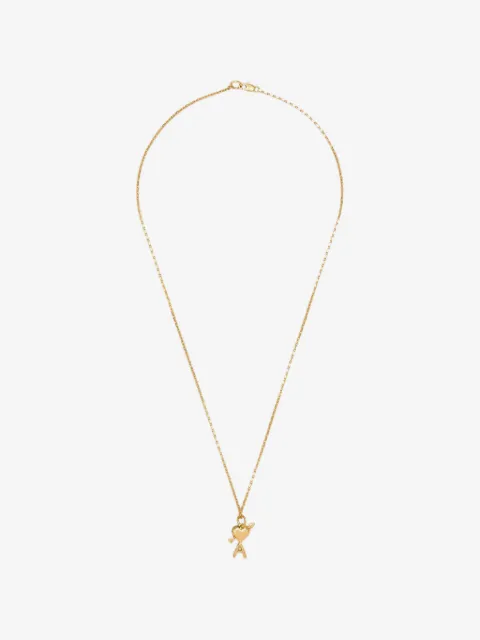 AMI Paris brass arrow necklace
