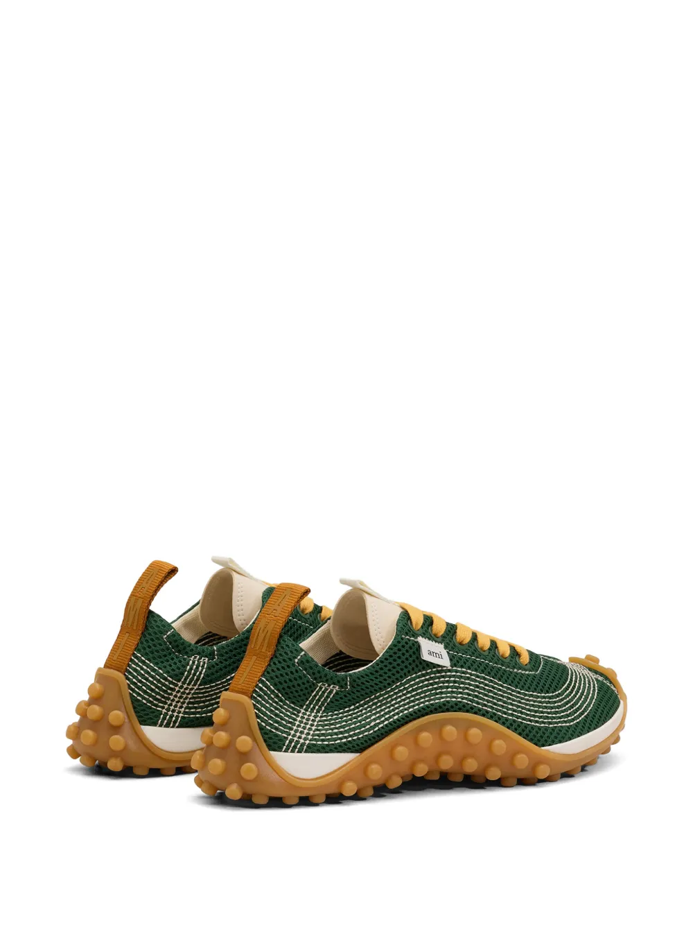 AMI Paris Mesh Mirage sneakers Groen