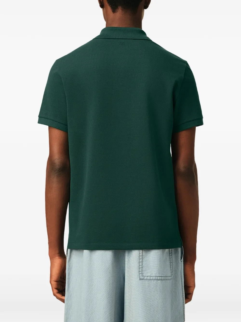 AMI Paris Katoenen poloshirt Groen