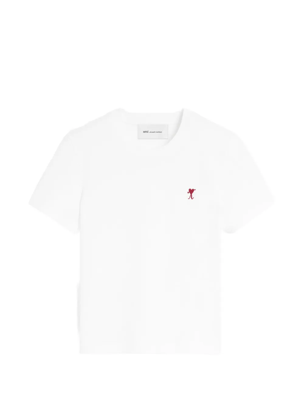AMI Paris cotton T-shirt - Weiß