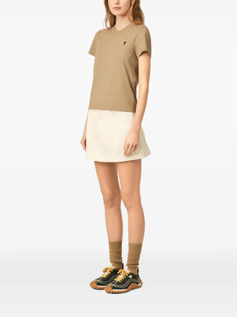  Ami Paris Camiseta De Algodón - Neutro 