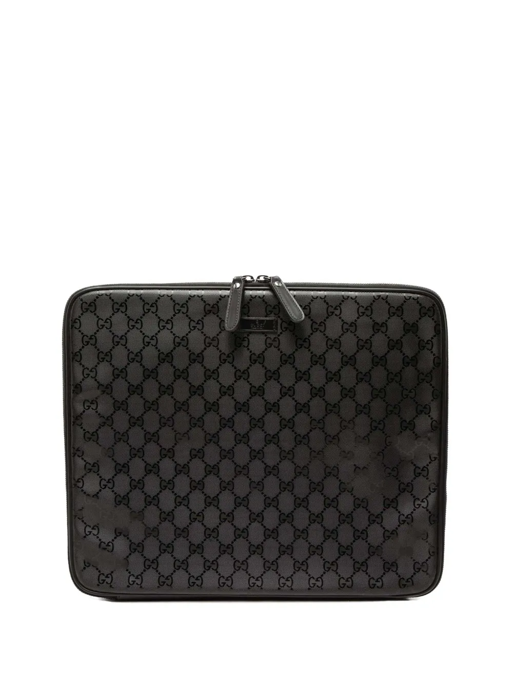 Gucci Pre-Owned 2000-2015 GG Imprime Laptop Case clutch bag - Nero