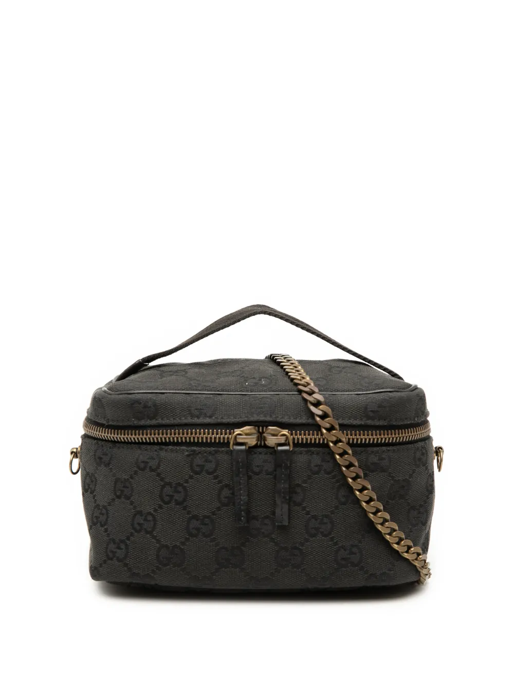 Gucci Pre-Owned 2000-2015 GG Canvas Vanity Bag satchel - Nero