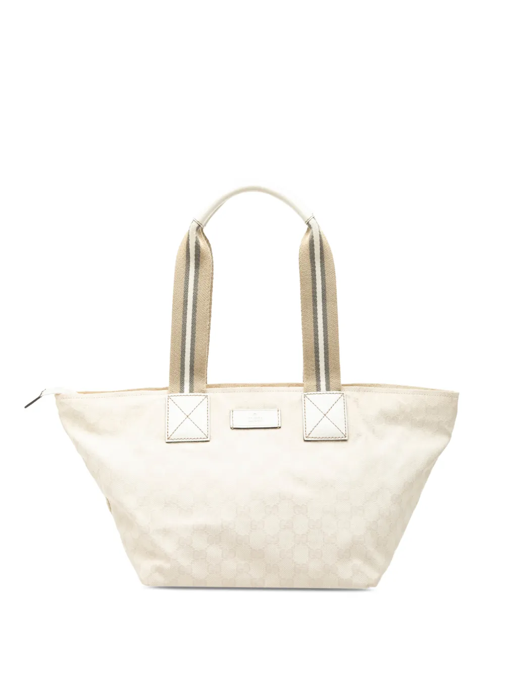 Gucci Pre-Owned 2000-2015 GG Canvas Web tote bag - Marrone