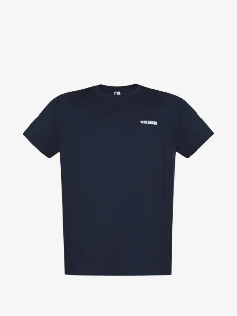 MUZARADI logo-print graphic-back T-shirt
