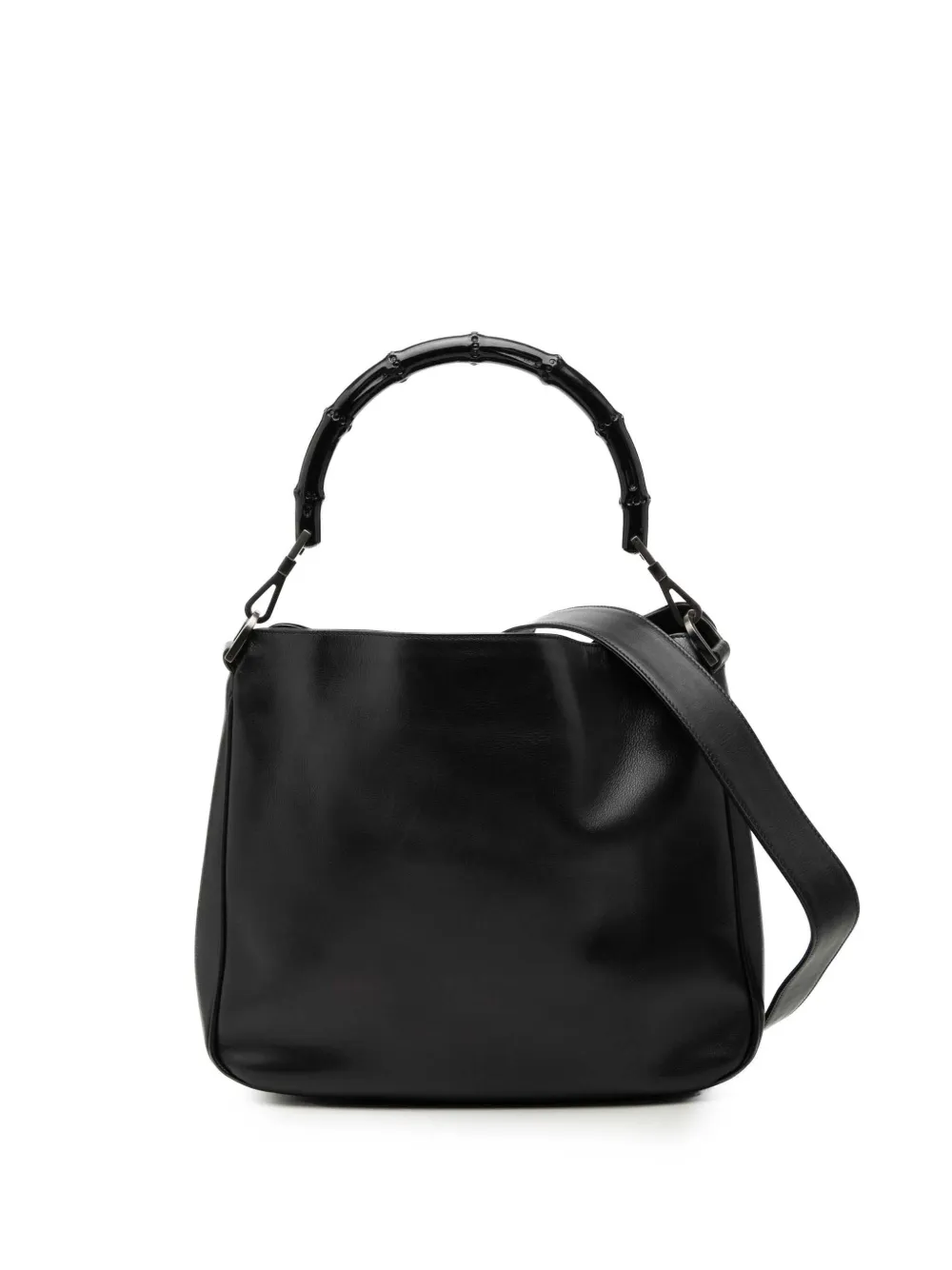 Gucci Pre-Owned 2000-2015 Leather Bamboo satchel - Nero
