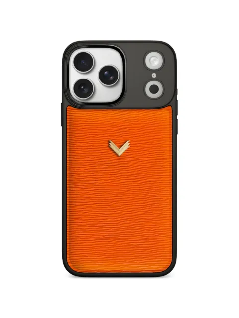 VELANTE iPhone 17 Pro Max grained-leather phone case