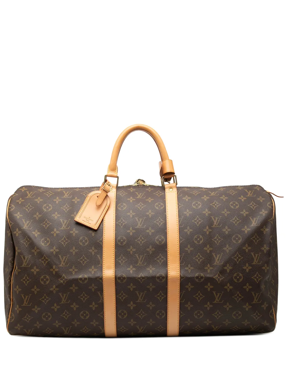 Louis Vuitton Pre-Owned 2001 Monogram Keepall 55 travel bag - Marrone