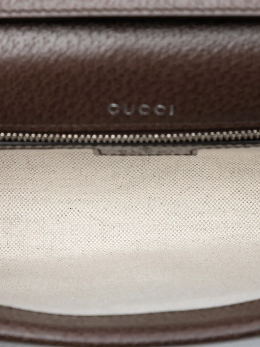 Gucci Pre-owned 2016-2026 Small GG Supreme East West Dionysus Flap Bag Satchel in Neutrals, view 5
