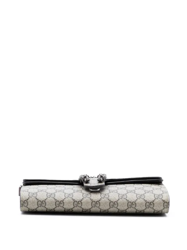 Gucci Pre-Owned 2016-2026 Small GG Supreme East West Dionysus Flap