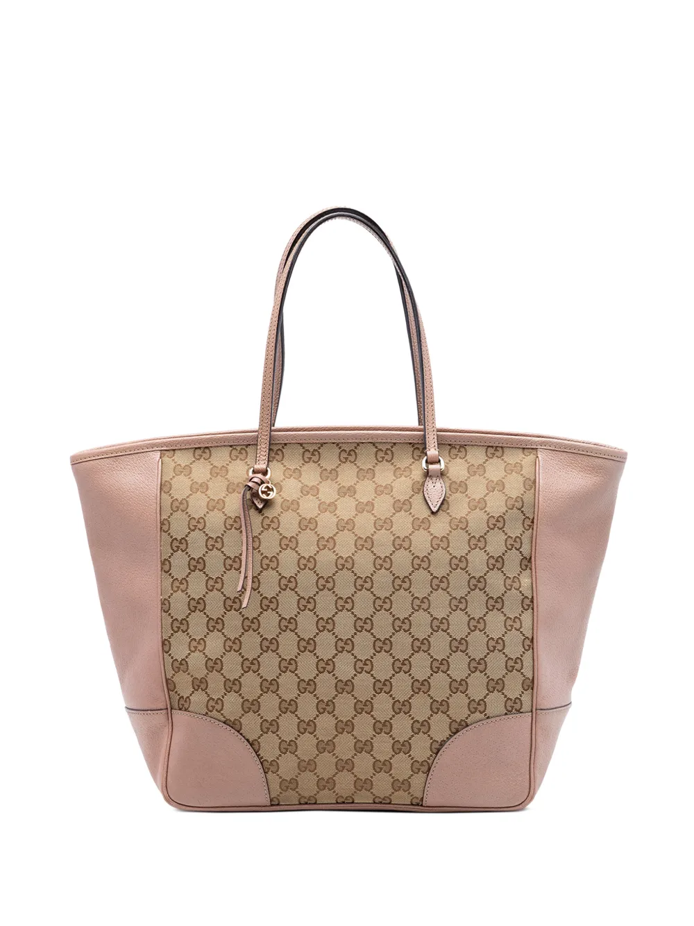 Gucci Pre-Owned 2016-2026 GG Canvas and Leather Bree tote bag - Rosa