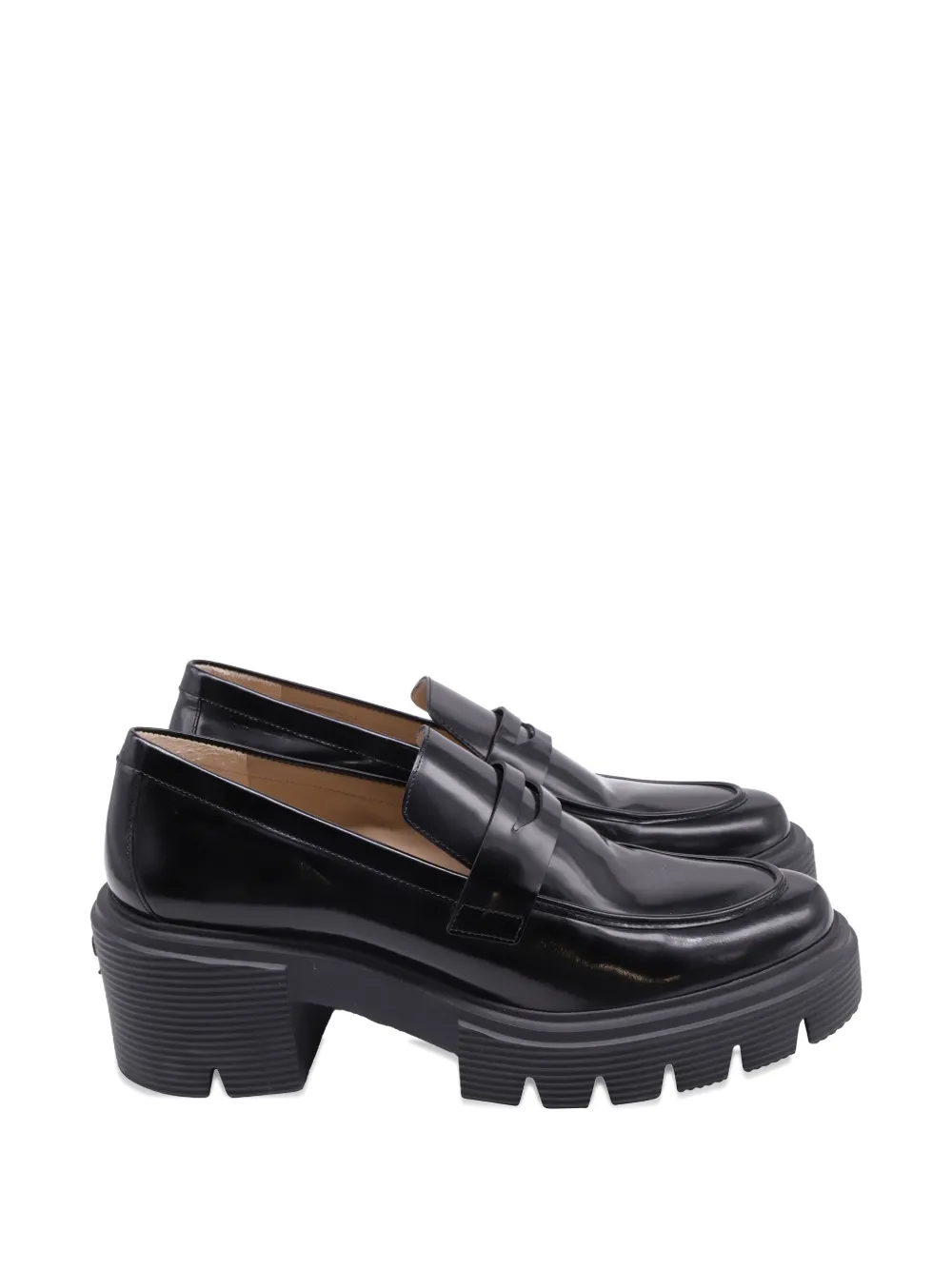 Stuart Weitzman Soho platform loafers - Schwarz