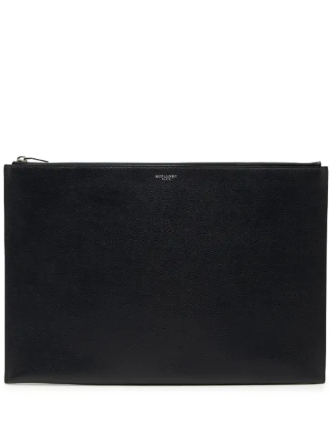 Saint Laurent Pre-Owned 2015 Grain De Poudre Zip Document Holder clutch bag