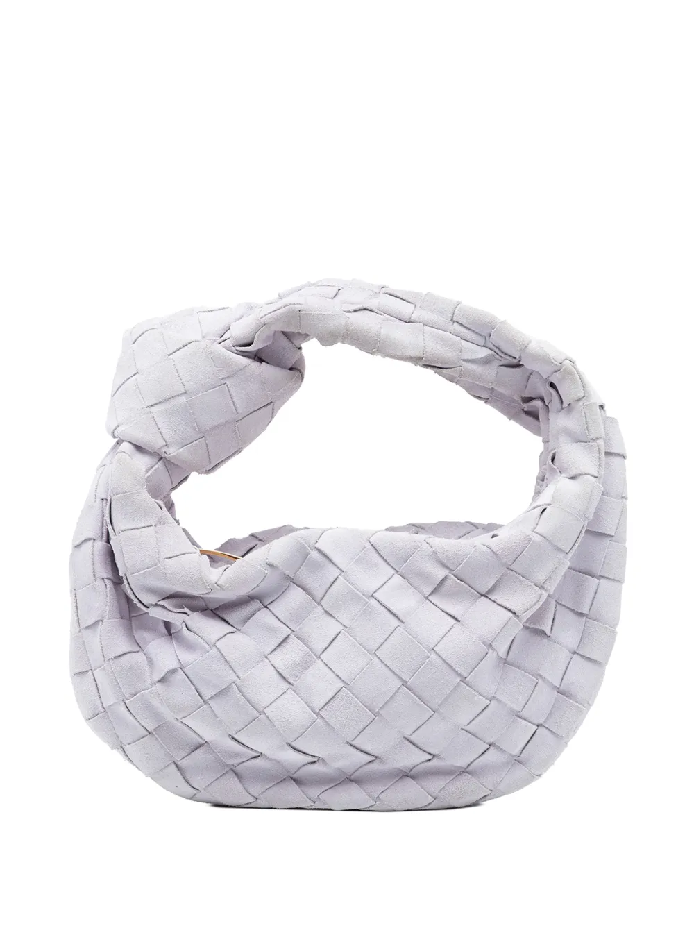 Bottega Veneta Pre-Owned 2012-2026 Mini Suede Intrecciato Jodie hobo bag - Viola