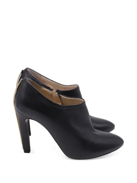 Chloé Vintage back plated accent ankle boots