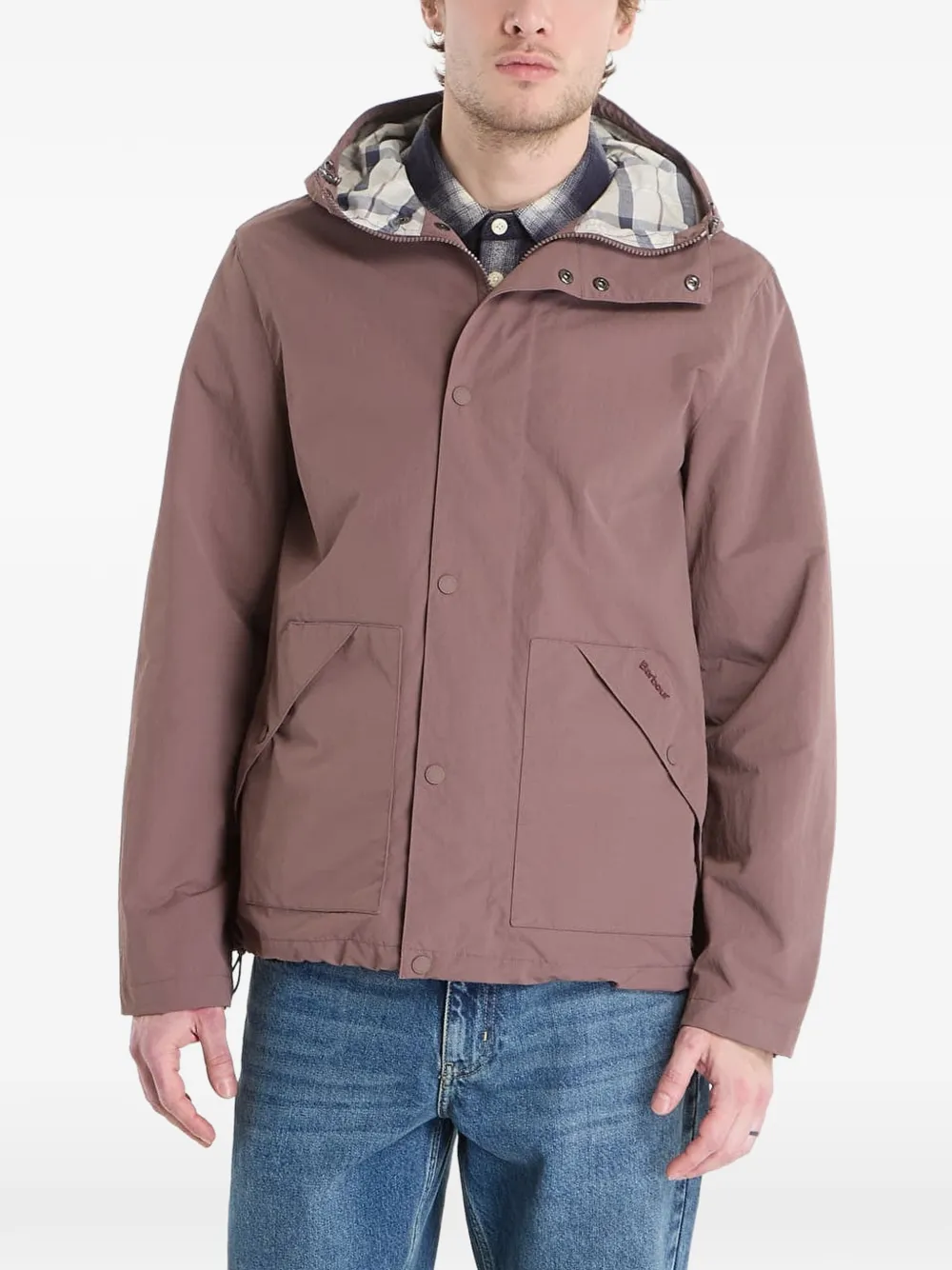 Barbour Baywick hooded jacket - Marrone