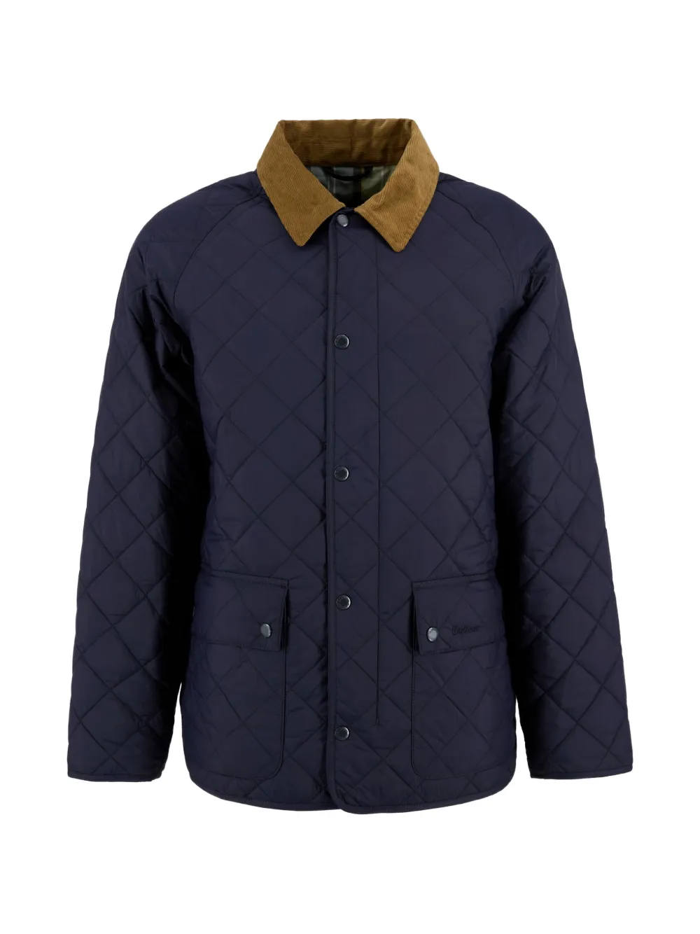 Barbour City Bedale quilted corduroy-collar jacket - Blu