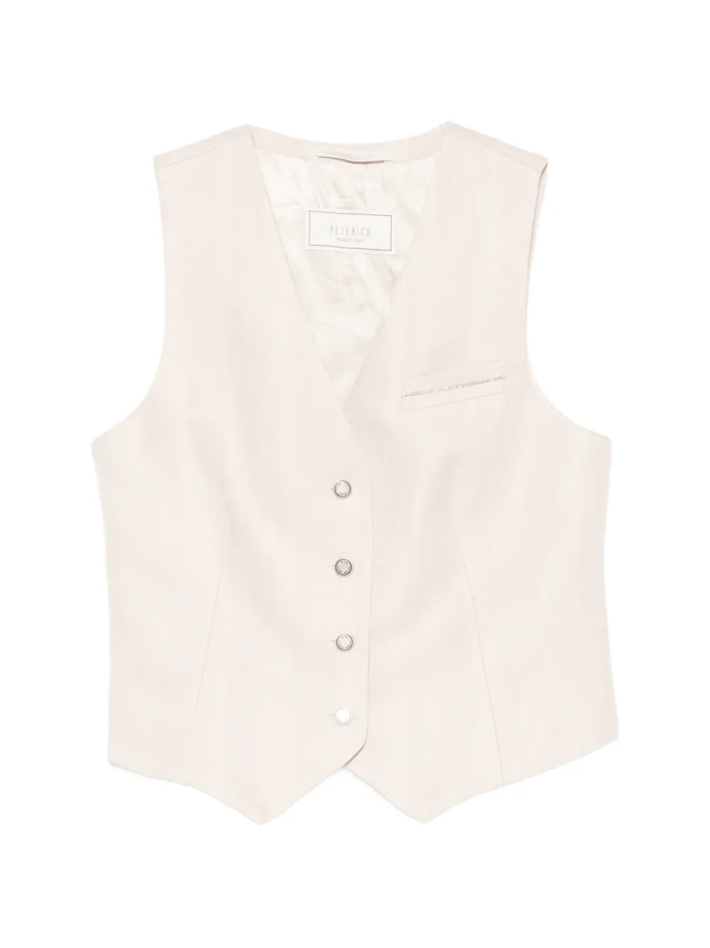 Peserico buttoned waistcoat - Toni neutri