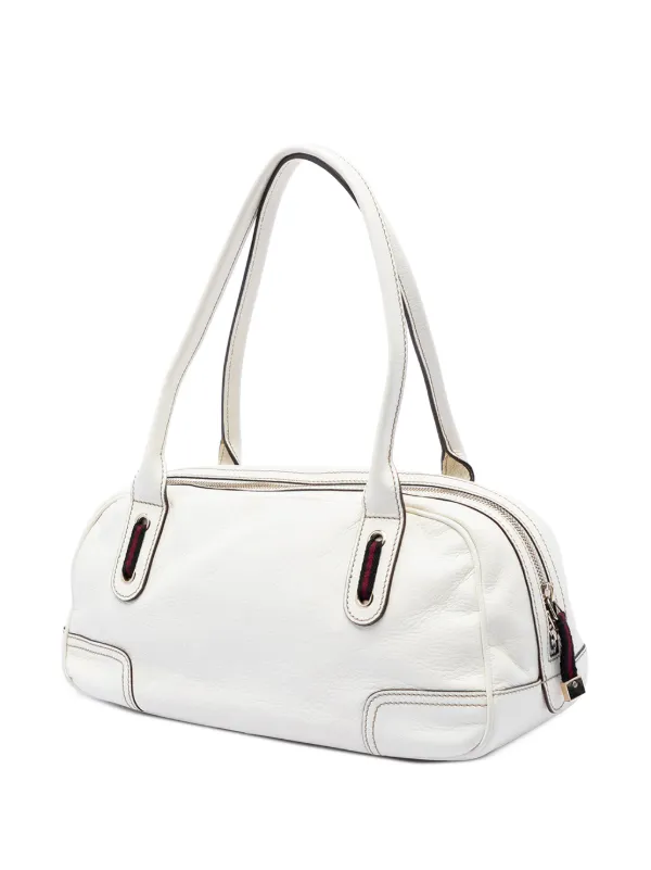 GUCCI レザー バッグ ホワイト ショルダーバッグ GUCCI グッチ
