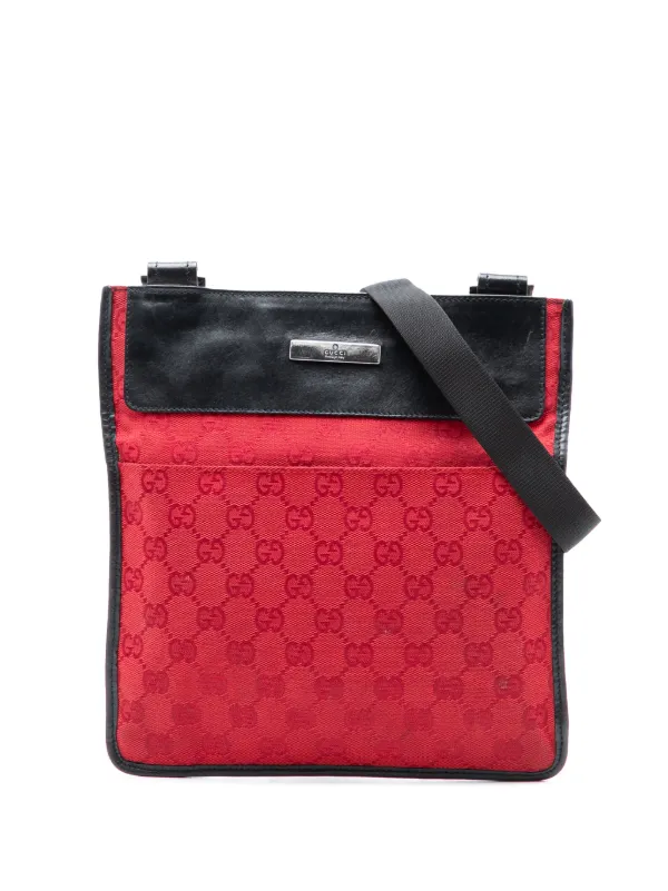 Gucci Pre-Owned 2000-2015 GGキャンバス ショルダーバッグ | レッド