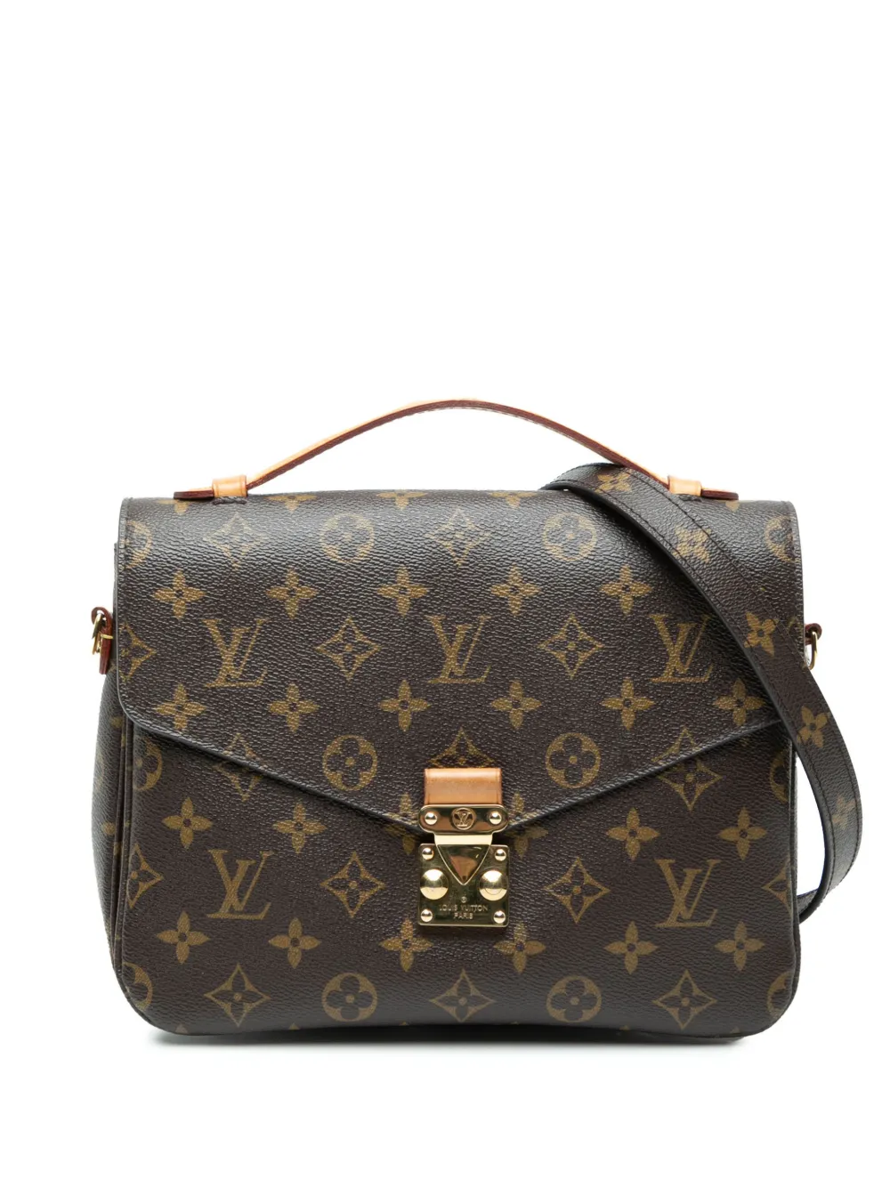 Louis Vuitton Pre-Owned 2015 Monogram Pochette Metis satchel - Marrone