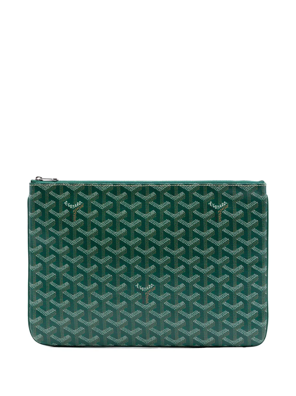 Goyard Pre-Owned 2017 Goyardine Senat MM clutch bag - Verde