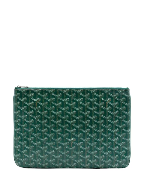 Goyard Pre-Owned Clutch Senat MM in tela Goyardine 2017