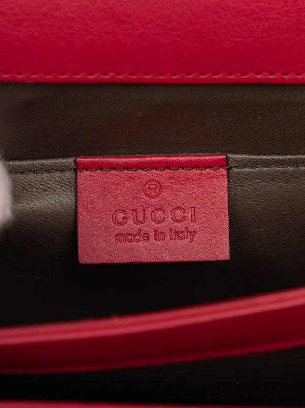 Gucci Pre-Owned 2016-2026 スモール ポリッシュド カーフスキン
