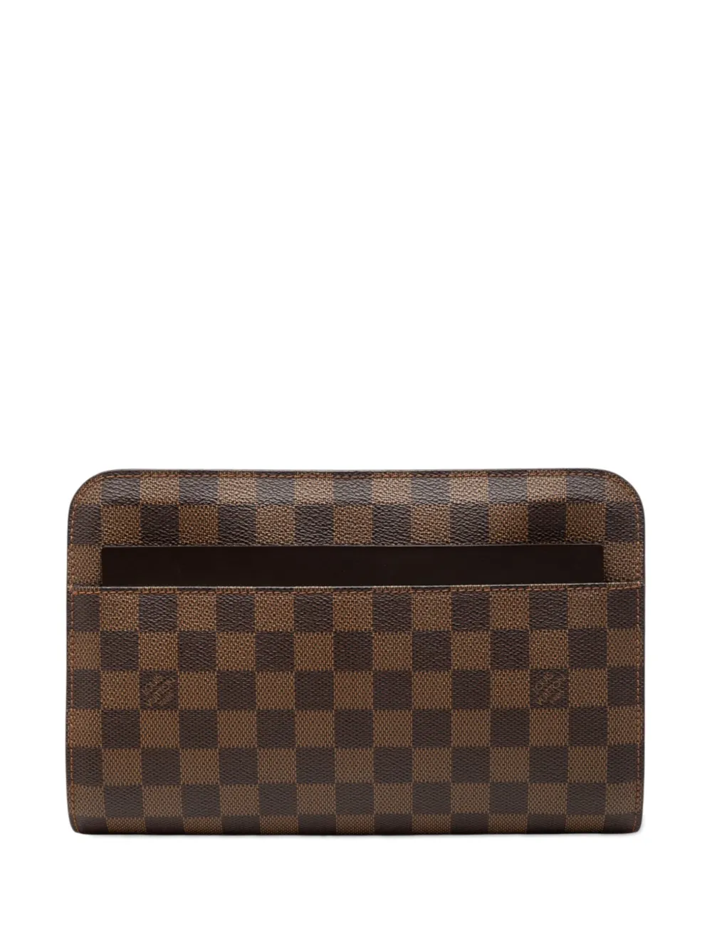 Louis Vuitton Pre-Owned 2000 Damier Ebene Saint Louis Pochette clutch bag - Marrone
