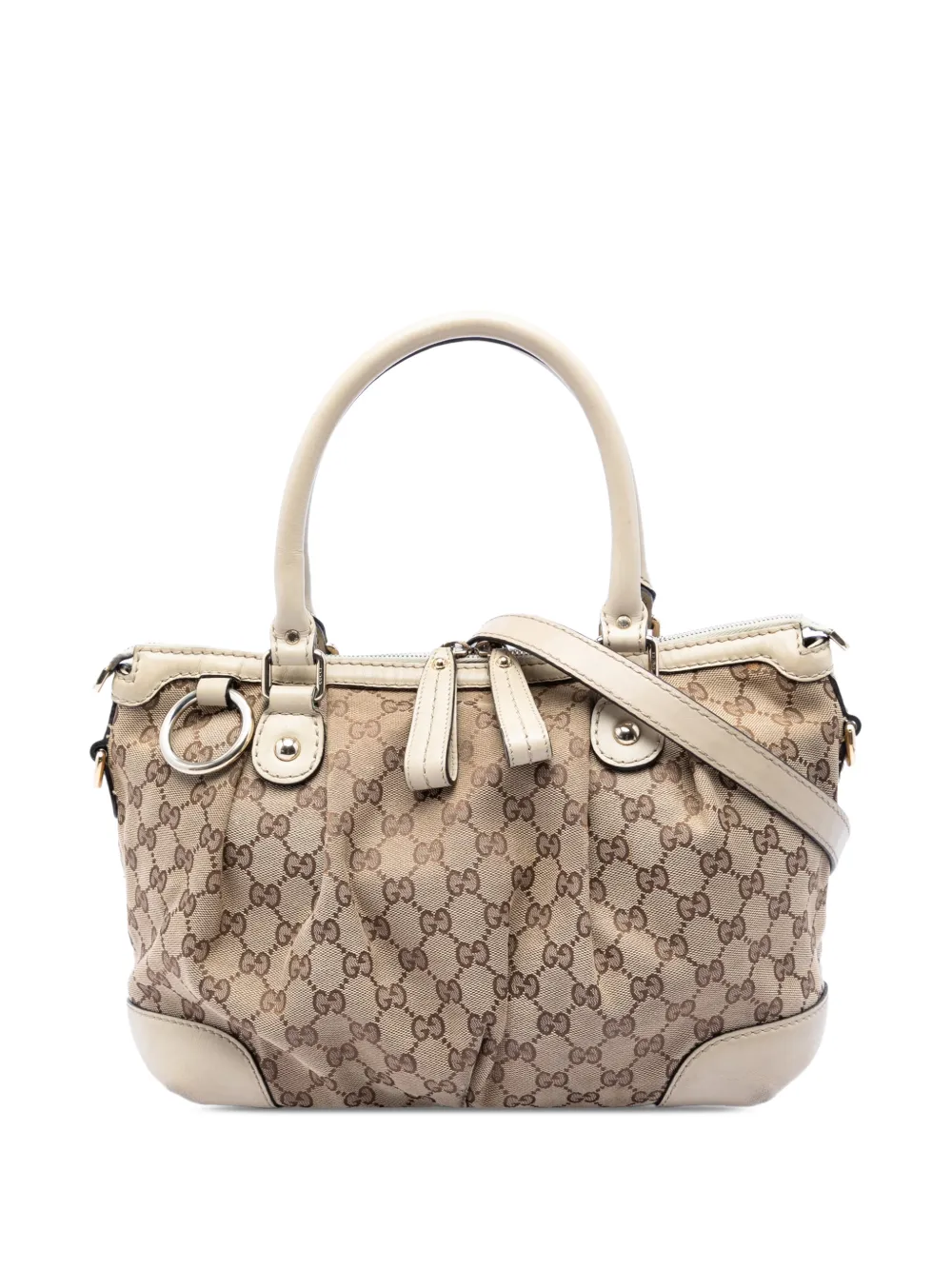 Gucci Pre-Owned 2016-2026 GG Canvas Sukey satchel - Toni neutri