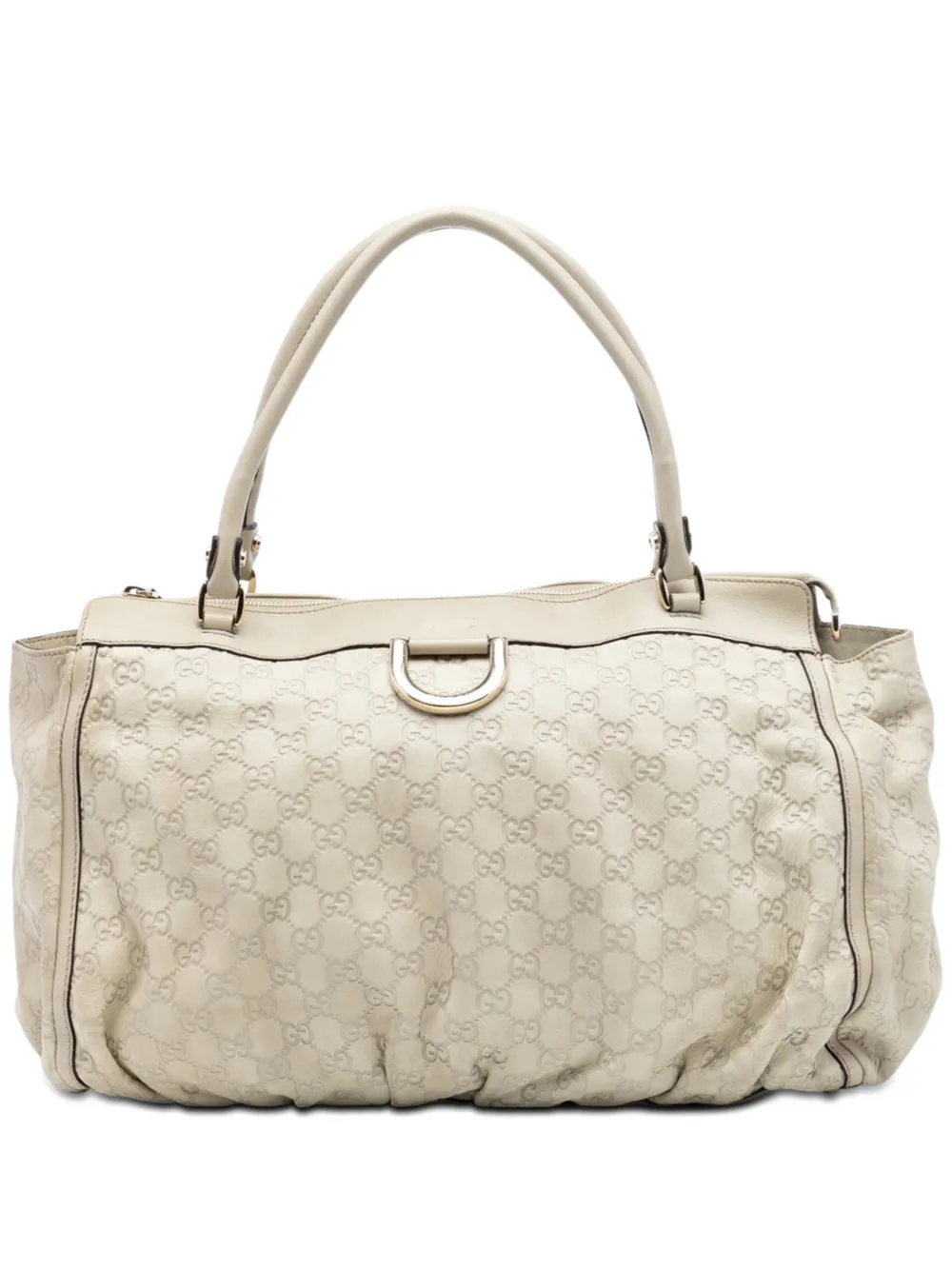 Gucci Pre-Owned 2016-2026 Guccissima Abbey D Ring tote bag - Nude