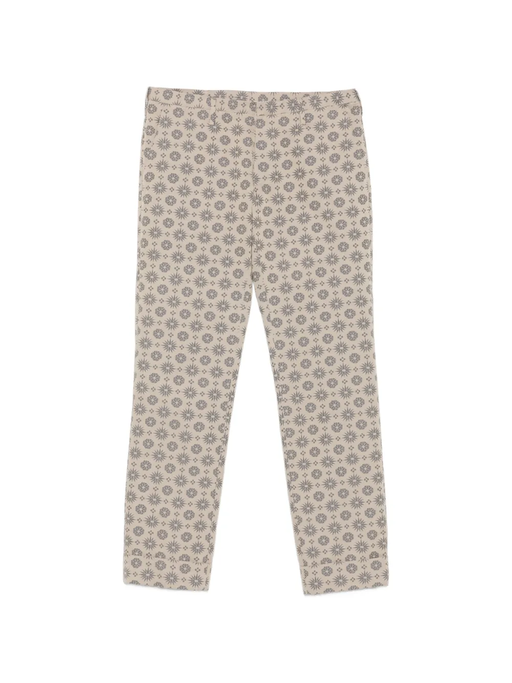 Romeo Gigli Pre-Owned 1990s geometric-print trousers - Toni neutri