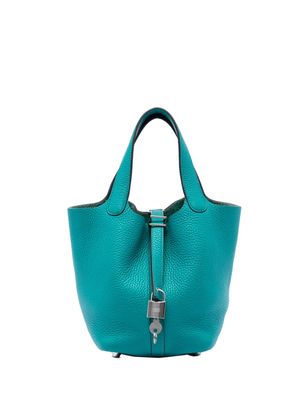 Hermès Pre-Owned 2016 Clemence Picotin Lock 18 handbag - Blu