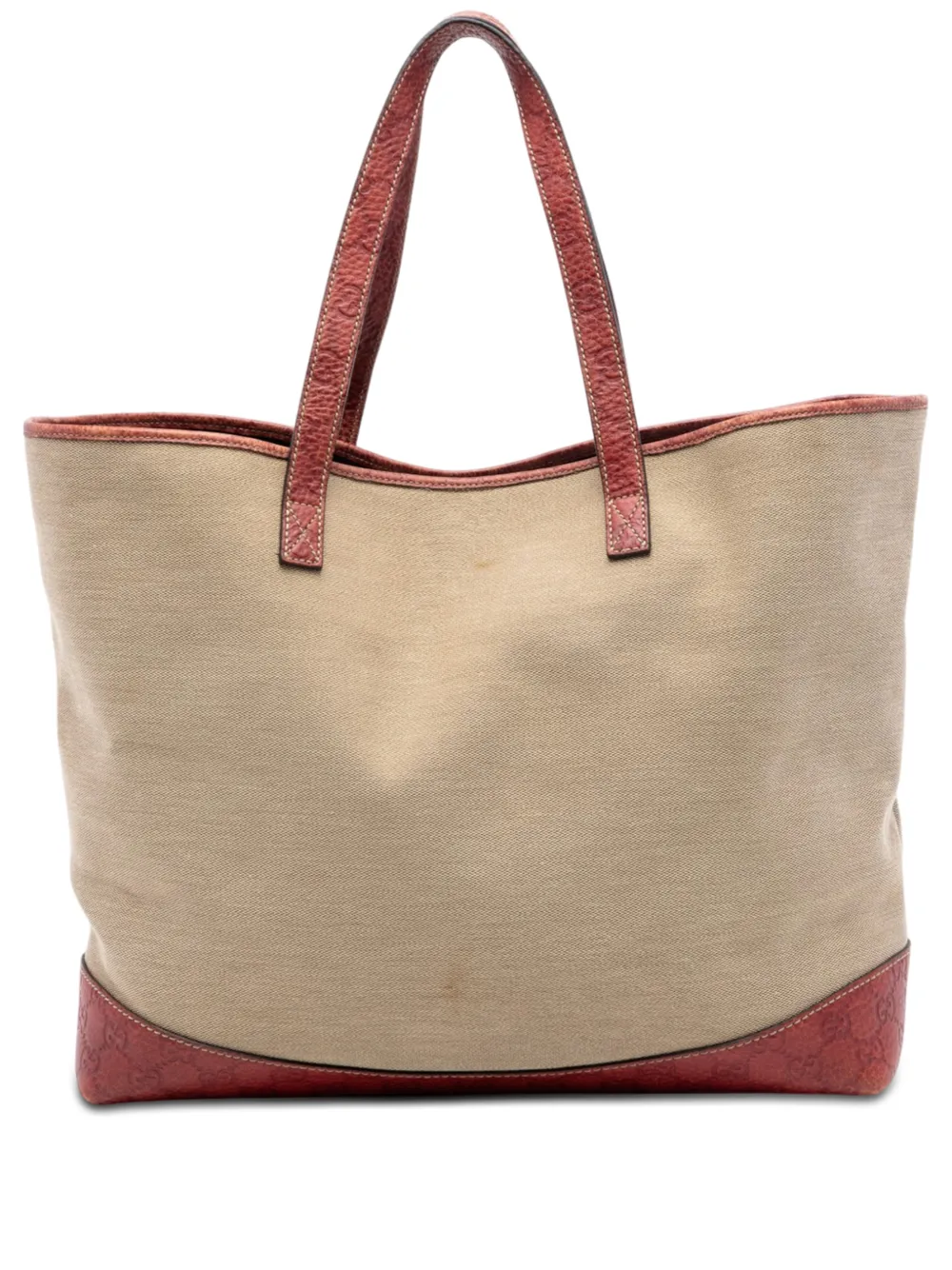 Gucci Pre-Owned 2016-2026 Guccissima Trimmed Canvas tote bag - Toni neutri