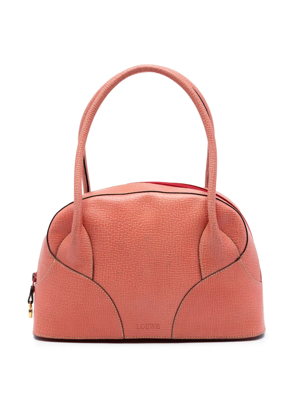 Loewe 2000-2025 sgekörnte Handtasche mit Henkel