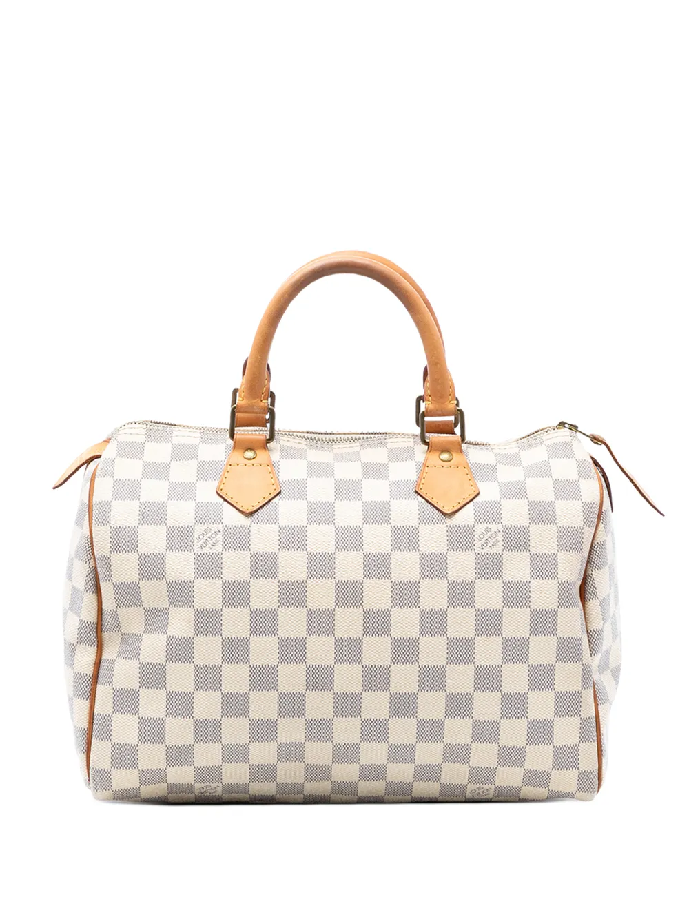 Louis Vuitton Pre-Owned 2010 Damier Azur Speedy 30 boston bag - Bianco