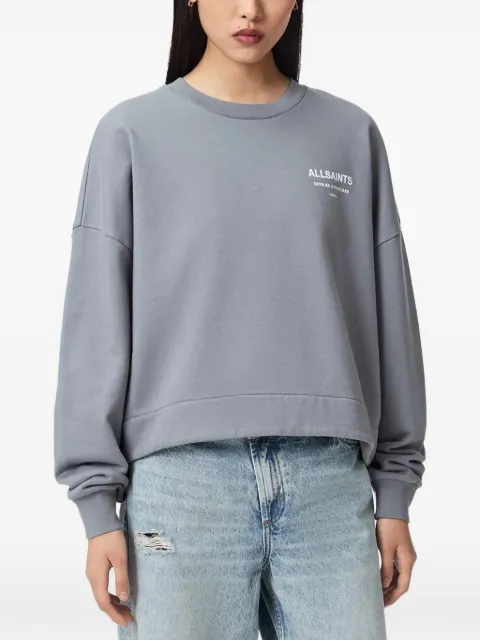 AllSaints sudadera oversize con logo estampado