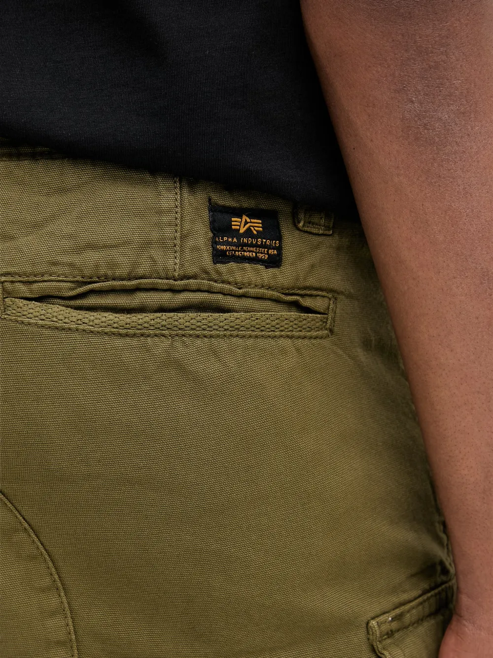 Alpha Industries Cargo shorts Groen